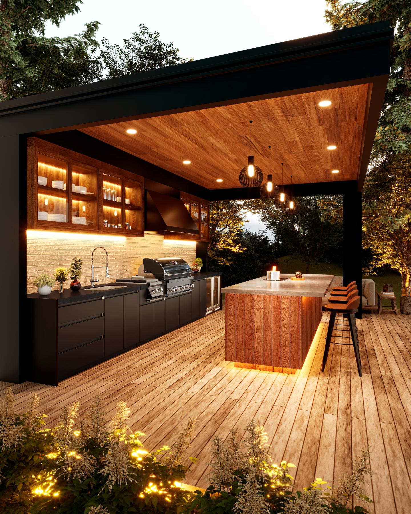 Fairford Outdoor Modular Kitchen Features